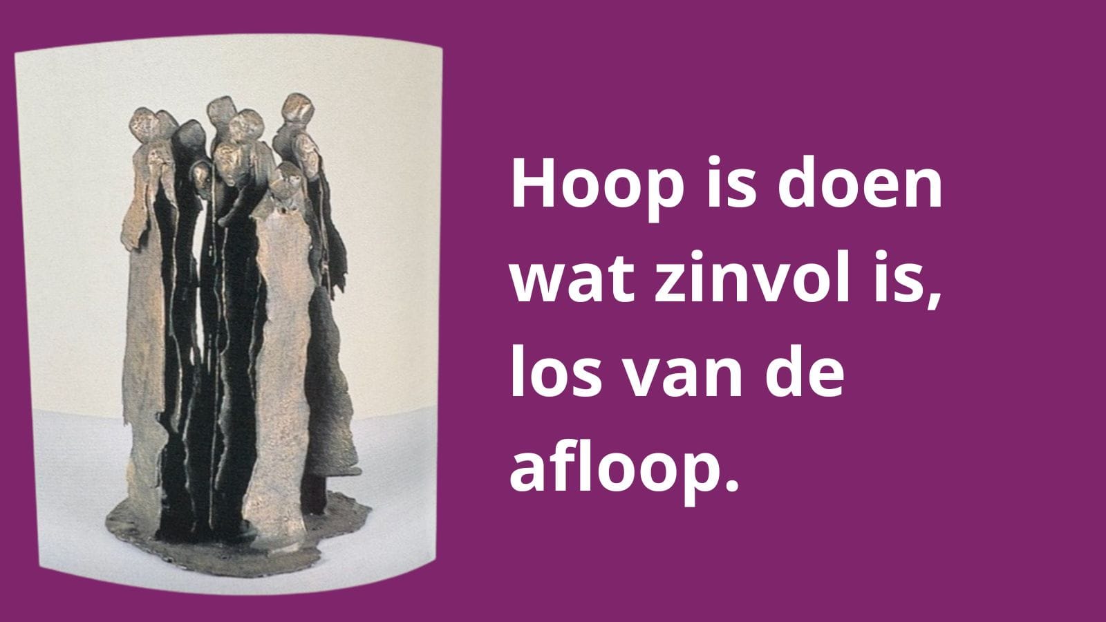 de weg van de hoop